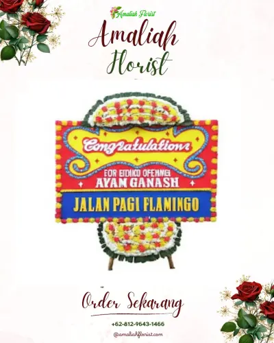 Bunga Papan Congratulation di Sumber Rejo